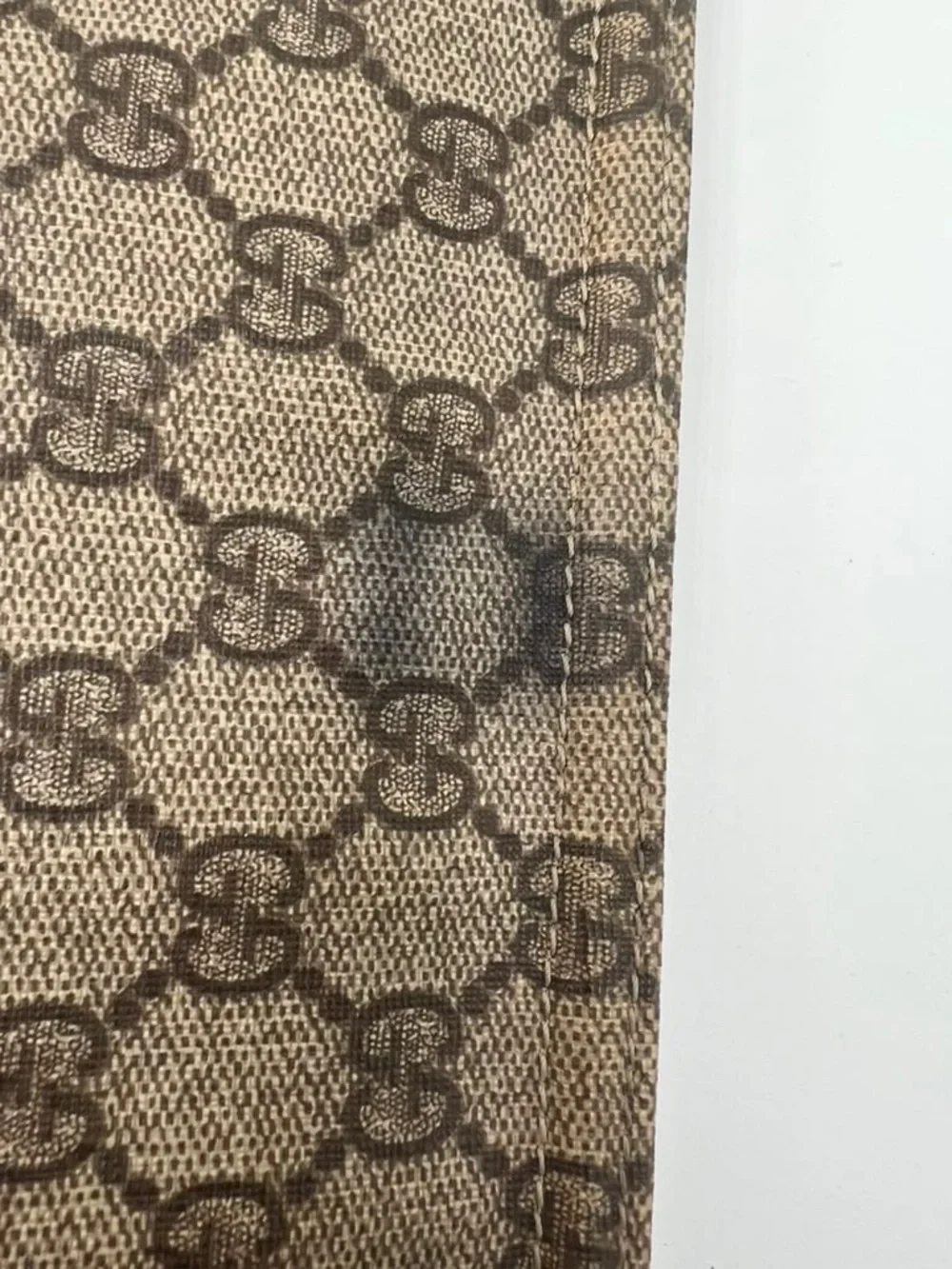 Designer Monogram Crossbody Bag in Brown